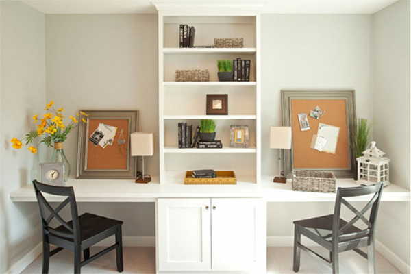 Thiết kế văn phòng làm việc tại nhà cần chú ý lựa chọn nội thất phù hợp