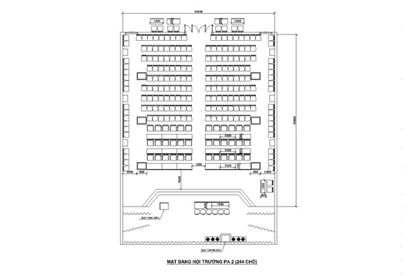 Mẫu bản vẽ hội trường đẹp số 1