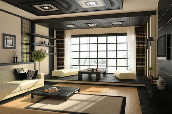 Thiết kế nội thất theo phong cách Nhật Bản chú ý chiều cao của nội thất