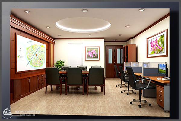 Mẫu thiết kế văn phòng 20m2 VP-DG08