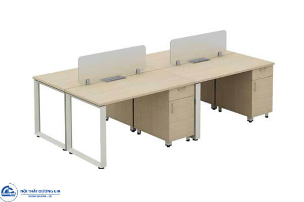Cụm bàn làm việc 4 chỗ HRMD08