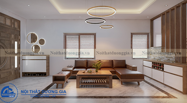 Thiết kế nội thất gia đình NTGD-DG05 - phòng khách (góc chụp 3)