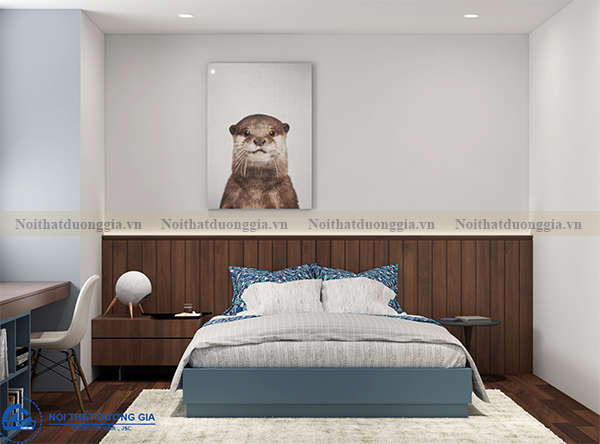 Thiết kế nội thất gia đình NTGD-DG15 - Phòng ngủ con trai (view 2)